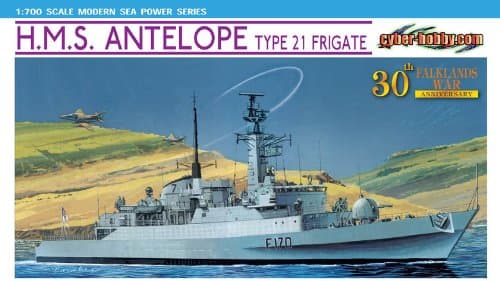 Cyber Hobby 1/700 H.M.S. Antelope Type 21 Frigate - Falklands War 30th Anniversary