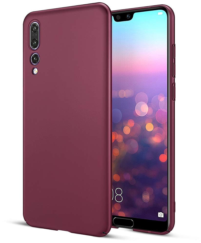 EIISSION Case for Huawei P20 Pro Case Cover PC Hardcase Protective Case Matte Surface Slim Simple Thin Lightweight Case Bumper Compatible Huawei P20 Pro (Purple)