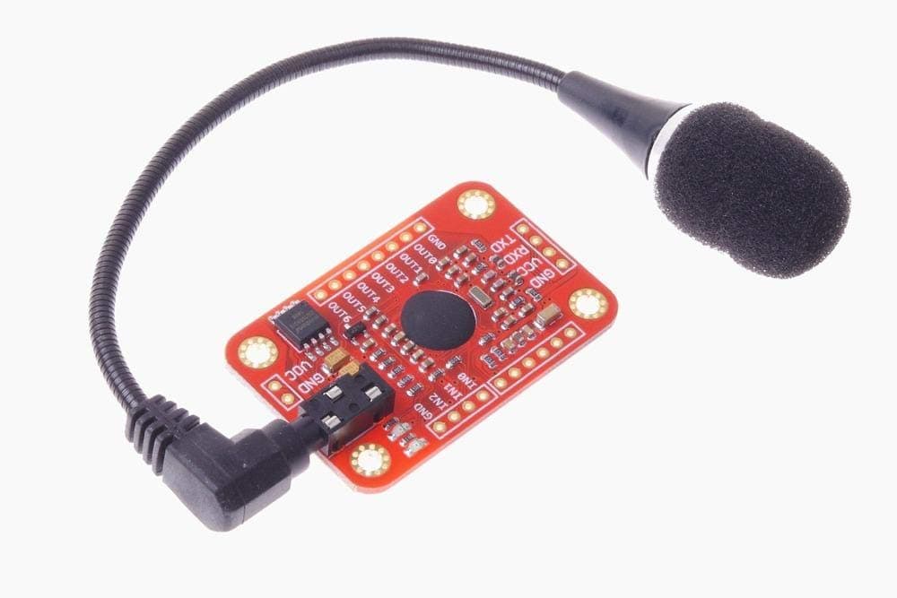 TECHTONICS Speed Recognition, Voice Recognition Module V3 Support a maximum of 80 voice commands 7 voice commands effectively at the same time