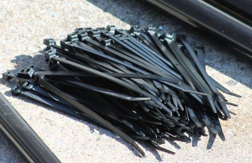 Deer Fence 120 lb. Self Locking Ties 8 in. 100 Pack