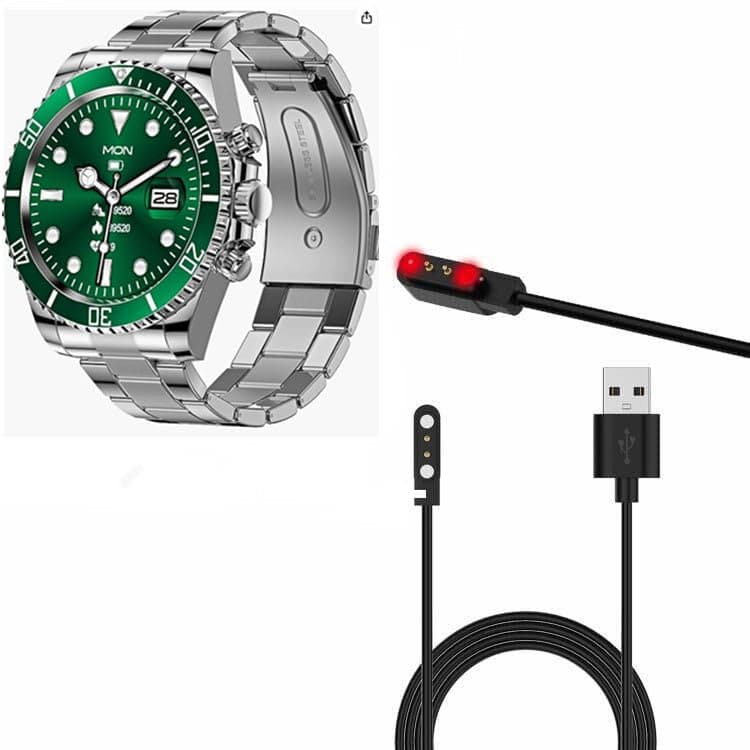 USB Cable for Loluka AW12 SmartWatch, Magnetic Replacement Charger Compatible for AW12 Smart Watches