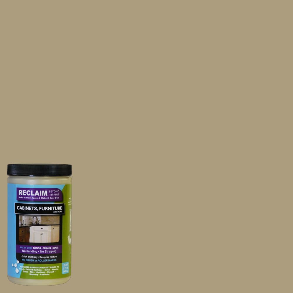 RECLAIM RC03 Cabinet, Furniture & More Paint/Now You Can Reclaim Almost Any Surface with This Combination Primer/Finish/Sealer, No Stripping, No Sanding & No Priming, Quart (Color) Linen