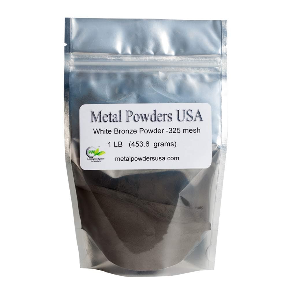 Premium Grade White Bronze Powder -325 Mesh One pound (1LB) Rapid Shipping
