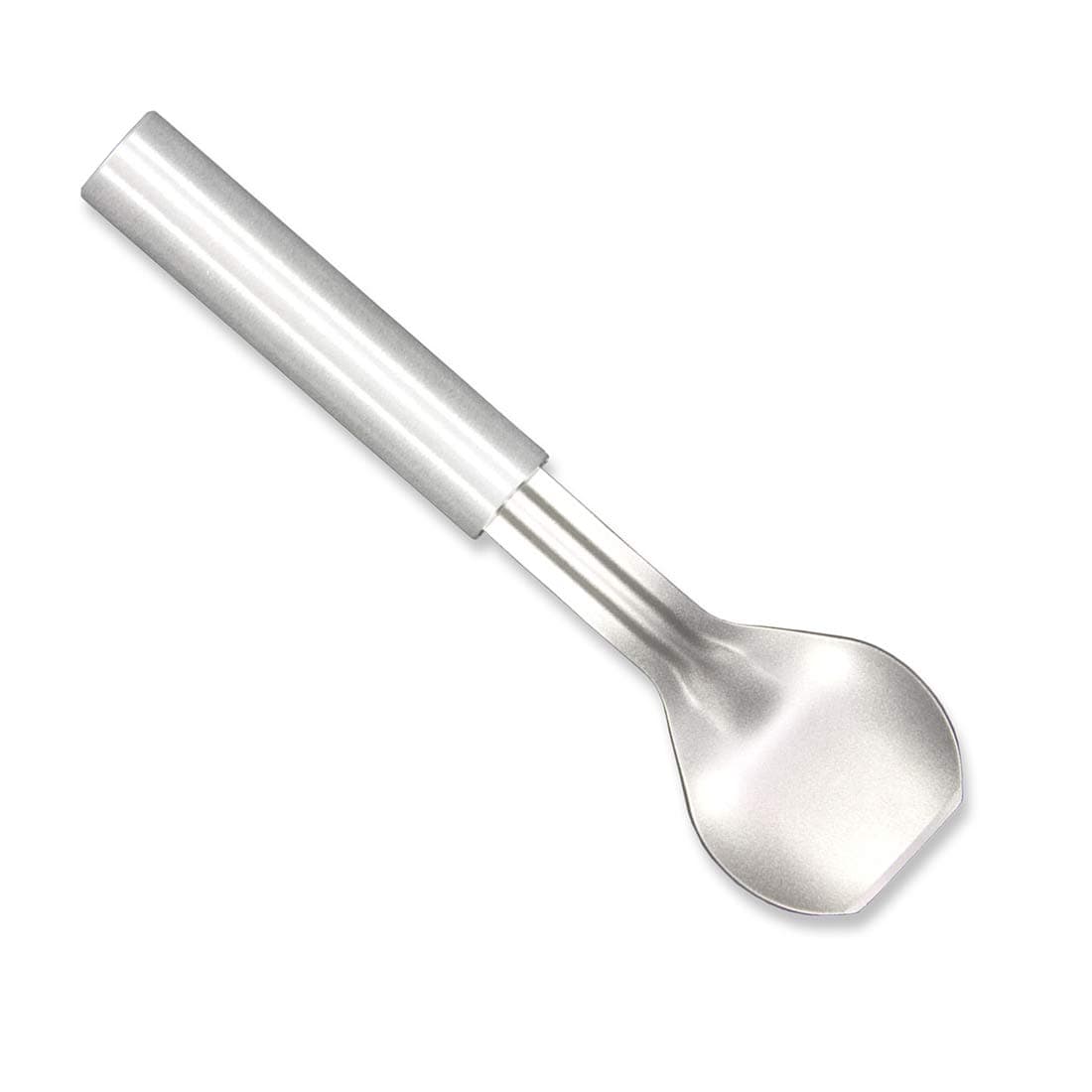 Rada Cutlery Ice Cream Scoop (R137), 2.38" x 2.38" Stainless Steel Bowl, Silver Handle