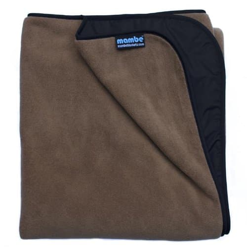 Mambe Blanket Waterproof / Windproof Outdoor Blanket with Stuff Sack, Small - CoyoteBrown