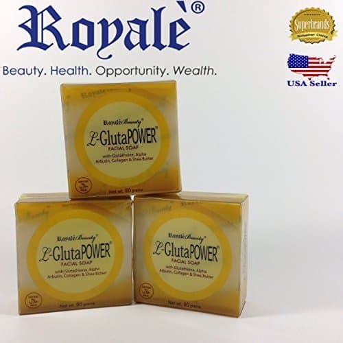 Authentic Royale L-Gluta Power Anti- Aging Facial Soap - 3 pieces by ROYALE BEAUTY