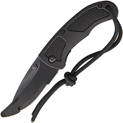 Stone River GearCeramic Folding Hunting Knife with Point Protector