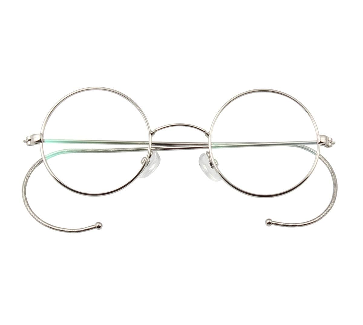 Agstum Retro Round Optical Rare Wire Rim Glasses Frame A2010