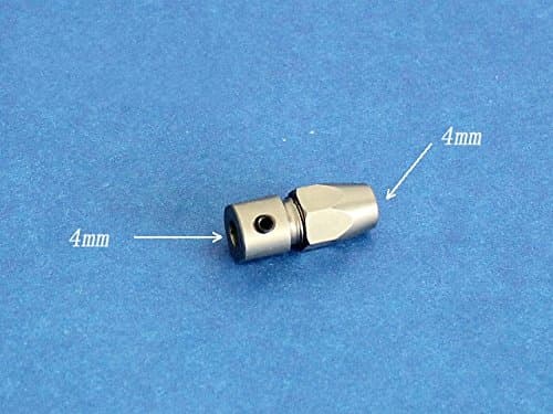 Novahobby Steel Flex collet coupler for 4mm motor shaft and 4mm flex cable Boat