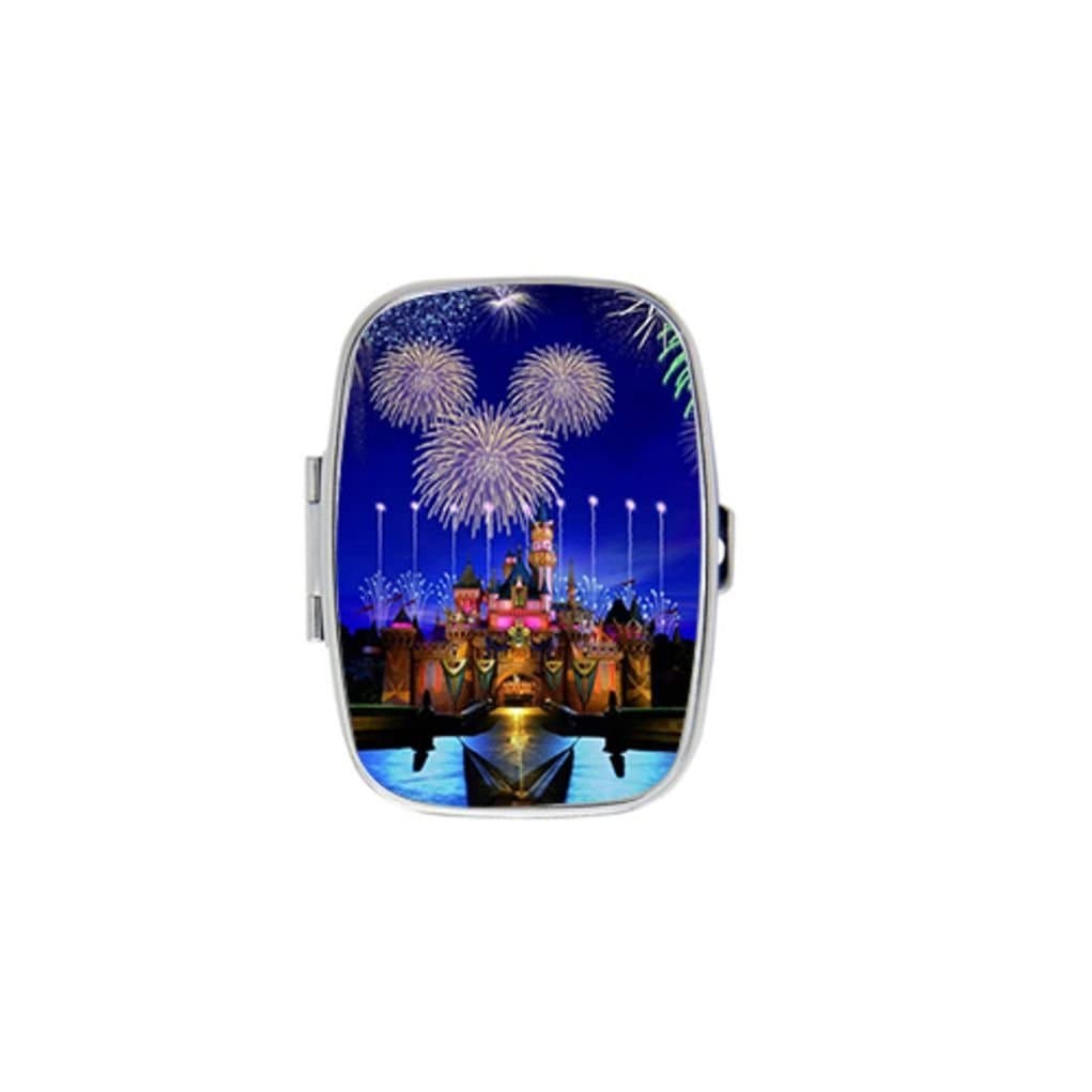 Disney Castle Unique Custom Design Pill Box Medicine Tablet Organizer Dispenser Case