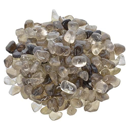 Hypnotic Gems Materials: 1/2 lb Smokey Quartz Tumbled Stones - Grade 1 - XXSmall - 0.25" to 0.75" Avg. - Bulk Natural Rocks Polished Gemstone Supplies for Wicca, Reiki, Energy Crystal Healing