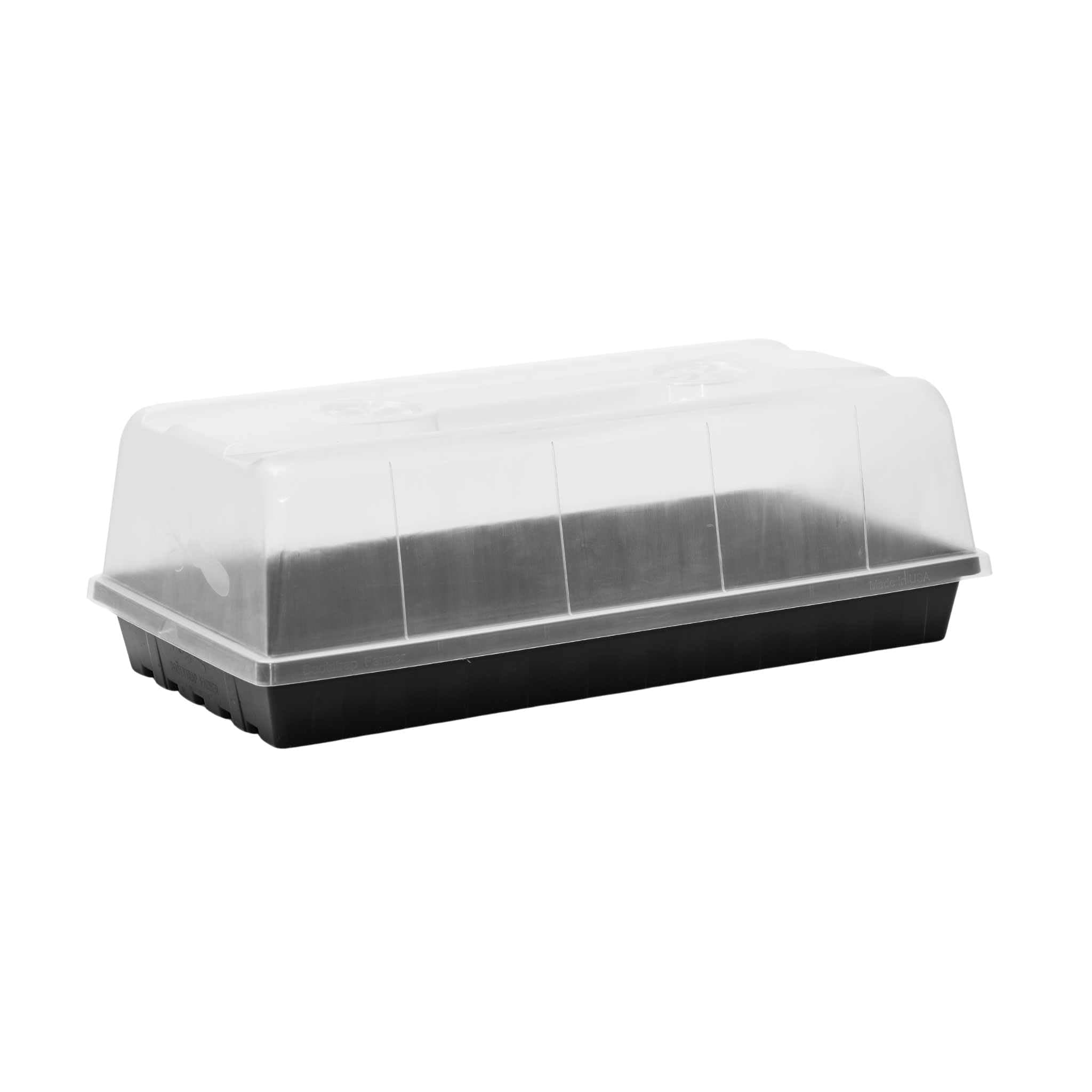 1020 Trays w/Humidity Dome Extra Strength, 2 Pack, for Seed Starting Plant Propagation Germination Tray No Holes Fodder System Starter