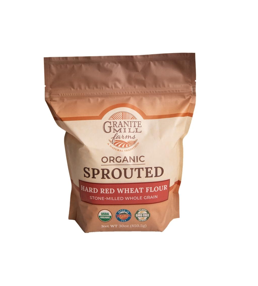 Granite Mill Farms Sprouted Organic Hard Red Wheat Flour, 30 oz
