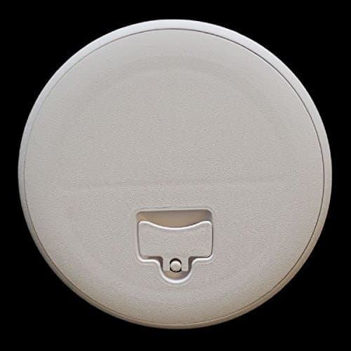 Jim Black Boat Deck Plate 587-8-02 | 8 Inch Amherst White