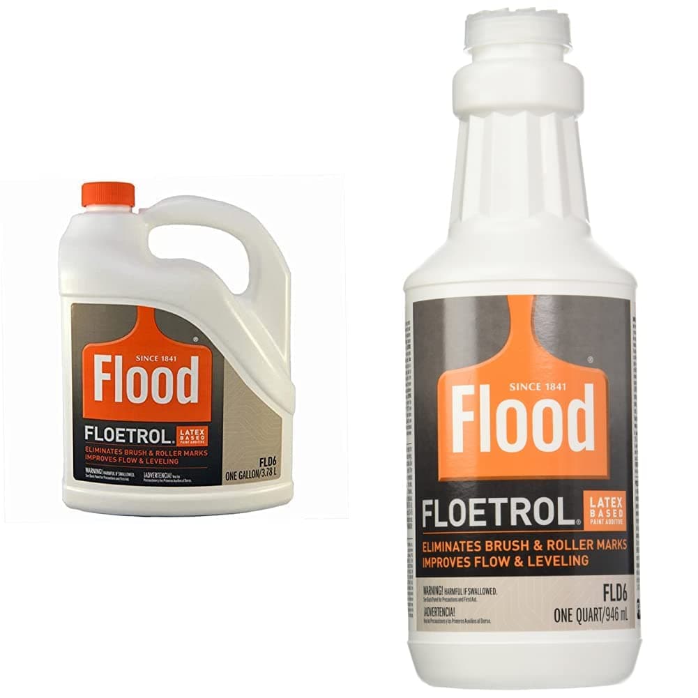 Flood FLD6 Latex Paint Conditioner, 1-Gallon & FLD6-04_SML FLOOD/PPG FLD6-04 Floetrol Additive (1 Quart) Original Version