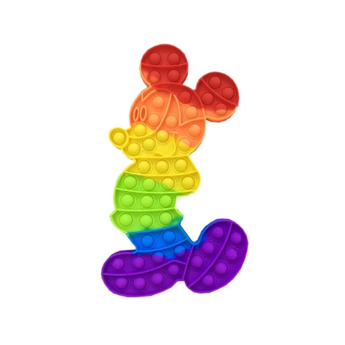 Azsure Lifestyle Large Sensory Silicon Pressure Relieve Pop It Mickey Mouse Fidget Bubble Popper Fun & Stress Relieved Poppets