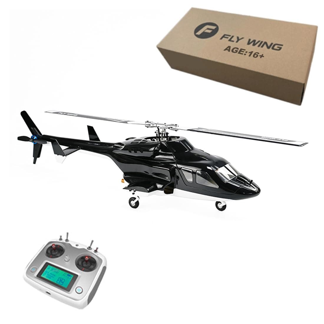 FW450L RC Helicopter for Adults, 450-Class 2.4G 6CH Remote Control Helicopter, Outdoor RC Aircraft Flying Model, RTF Version Creative Gifts