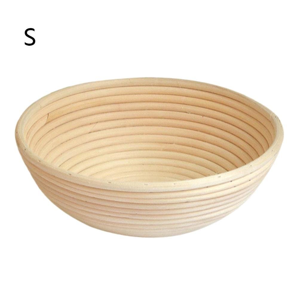 Chifans Round Natural Rattan Bread Proofing Basket Professional Bread Proving Bowl Banneton Proofing Basket