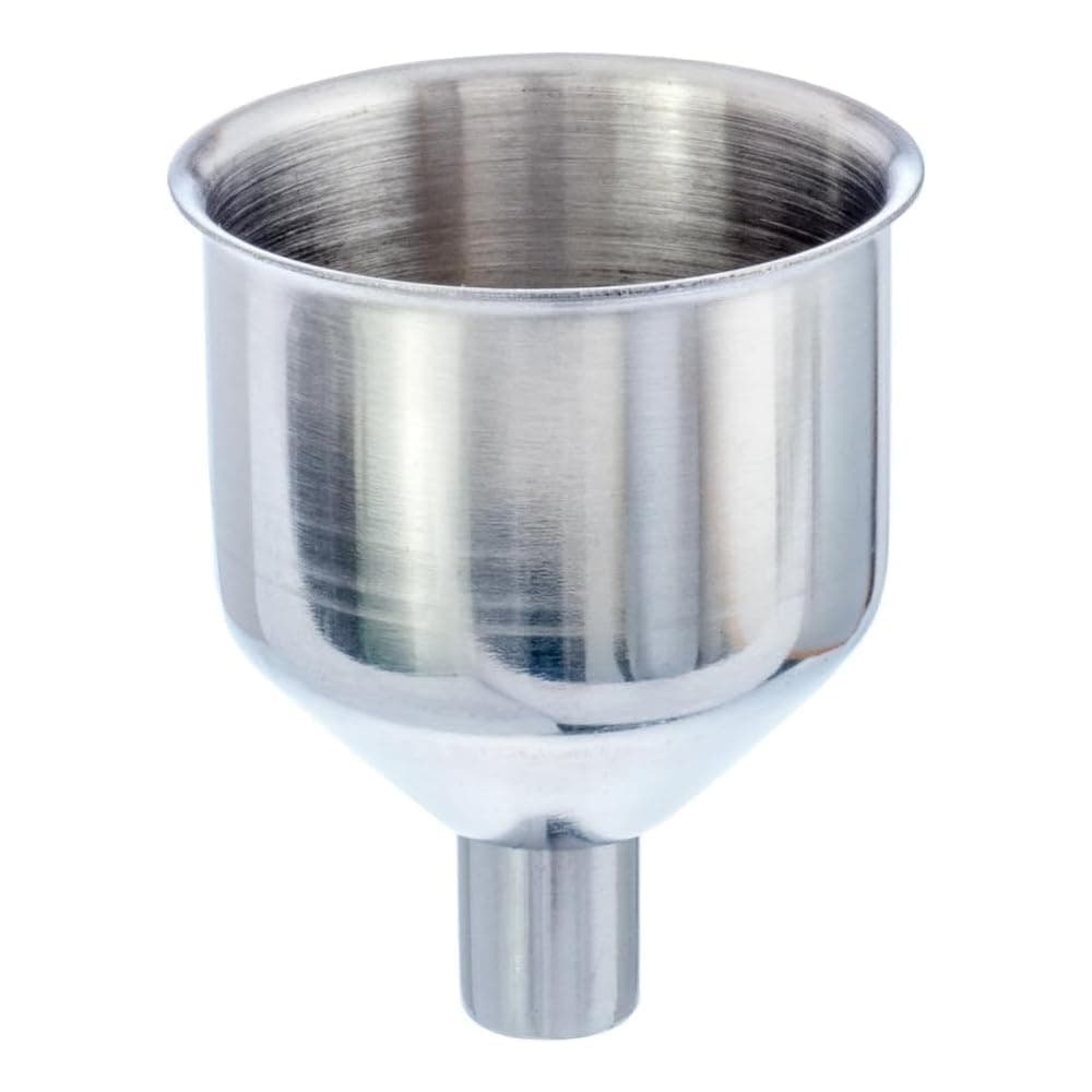 Stainless Steel Funnel for Flasks Bottles and Mini Bottles, Small Steel Drink Funnel for Filling Drinking Liquor Flask, Transferring Oil, Juice, Milk -HQ93