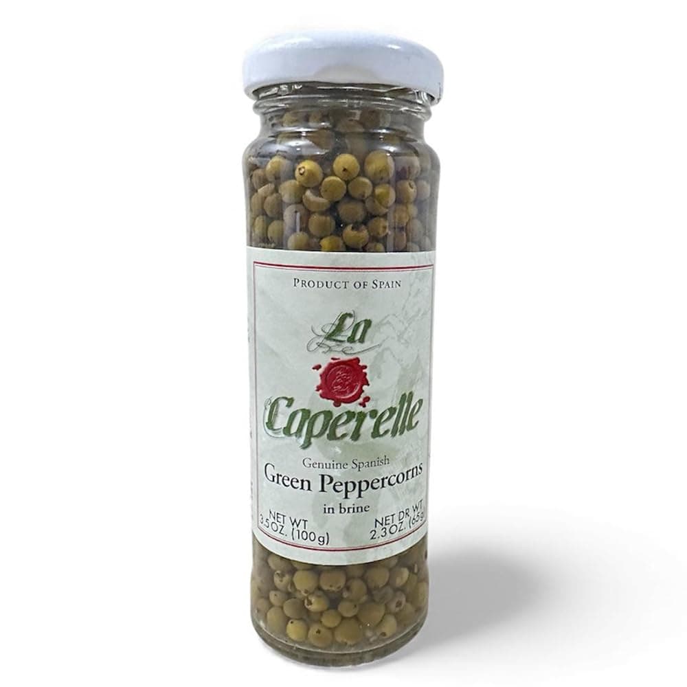 Green Peppercorns in Brine by La Caperelle (3.5 ounce)