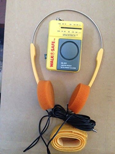 Guardians of The Galaxy Style Walkman AM FM Radio w/Orange Headphones - Working Prop Halloween 2014! -