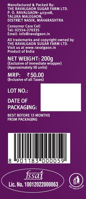 Ravalgaon Supreme Toffee, 200 Grams (Pack of 4)