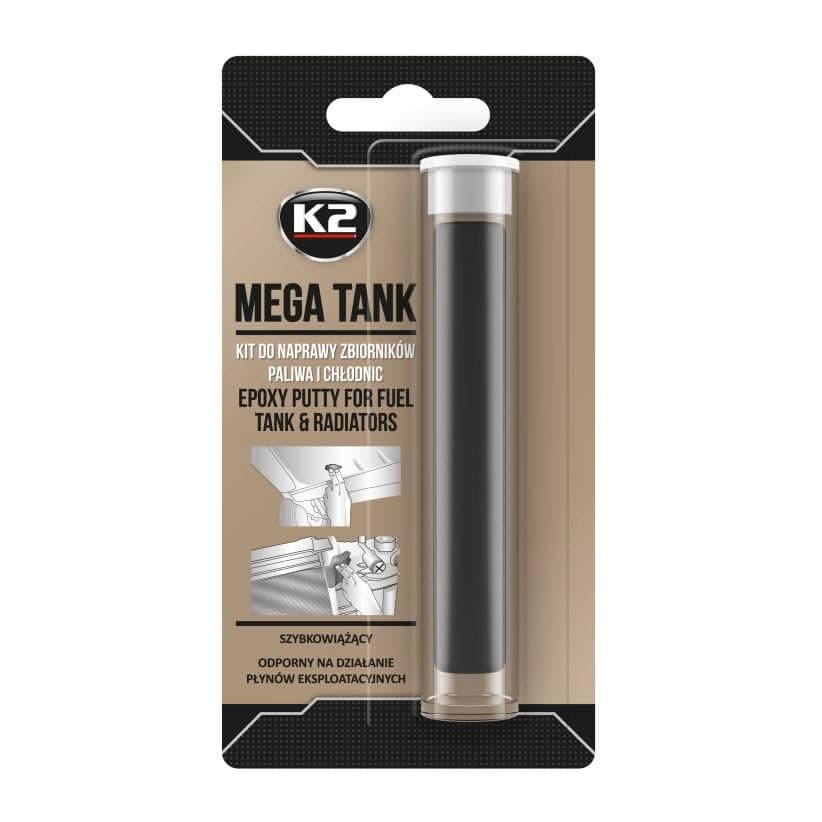 K2 Mega Leaking Car Tank/2 K Epoxy Putty For Fuel Tank Repair Putty - Auto Tank Steel Pla Stilin, 28 g