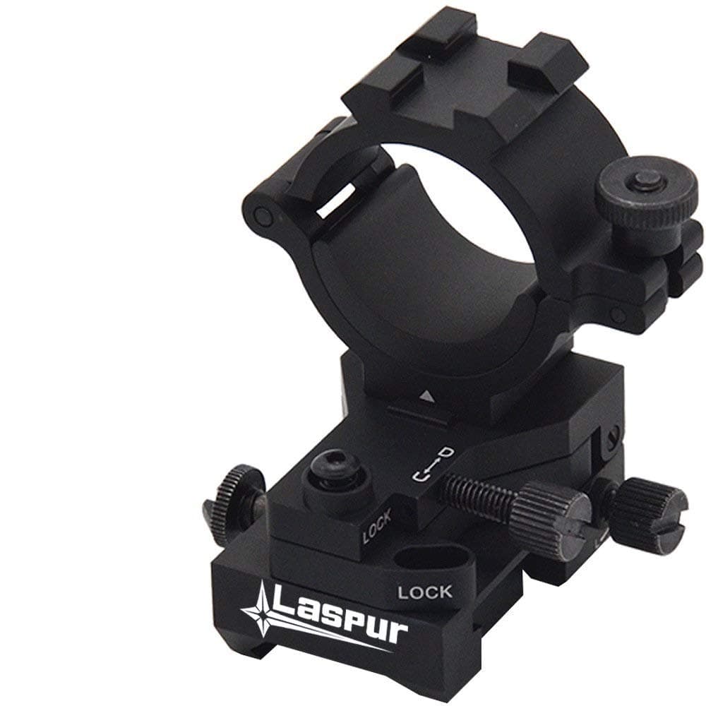 Farm Cottage Brands Windage/elevation adjustable 1” / 30mm Scope Mount for Picatinny/Weaver/Glock style Rails –includes an additional rail mount on top