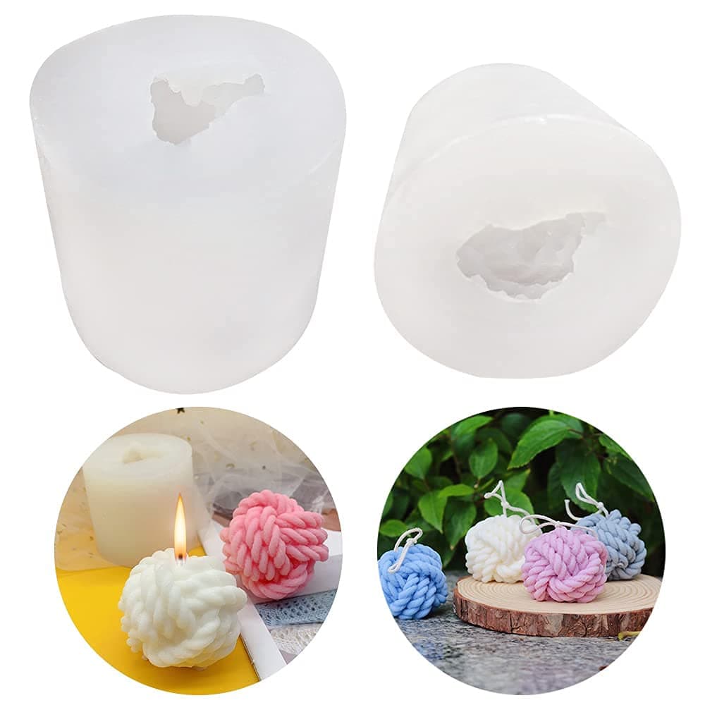 SYOSI Silicone Mould for Candle Making, Anbane Wax Aromatherapy Soap Maker Silicone Fondant Mould, Cake Decorating Molds Chocolate, Baking Mold DIY for Handmade, Gift Home Decration Craft DIY (1PCS)