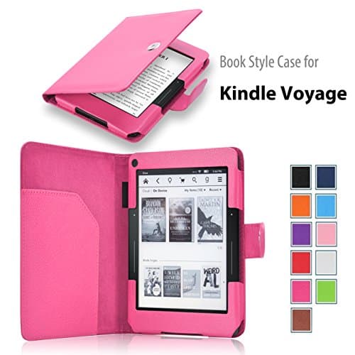 Elsse Premium Folio Case for Amazon Kindle Voyage with Stylus Loop (Stylus not Included)