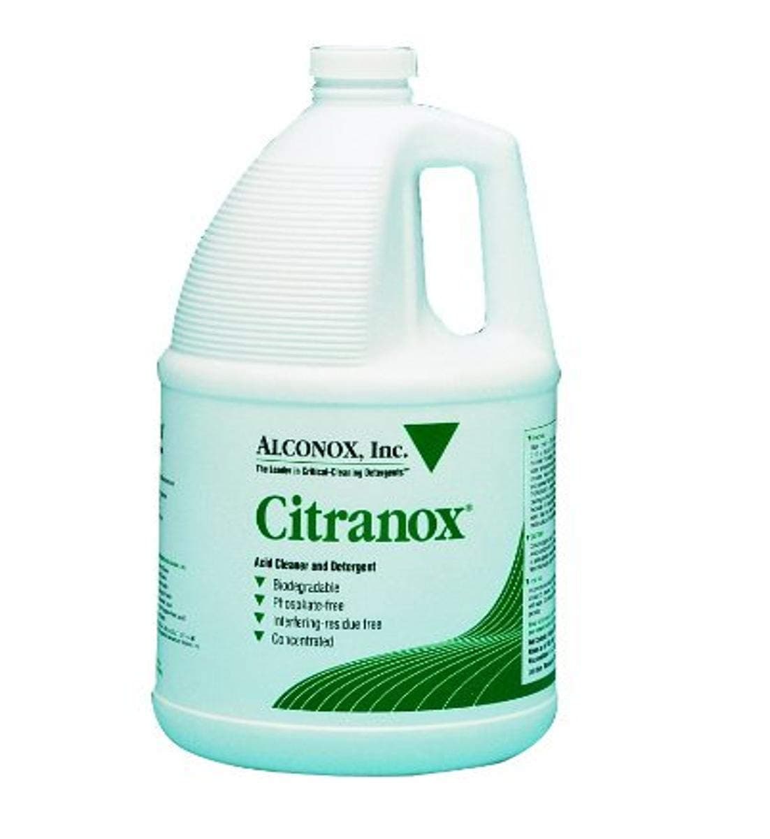 1801 Citranox Phosphate-Free Concentrated Cleaner and Metal Brightener, 1 gallon Plastic Bottle