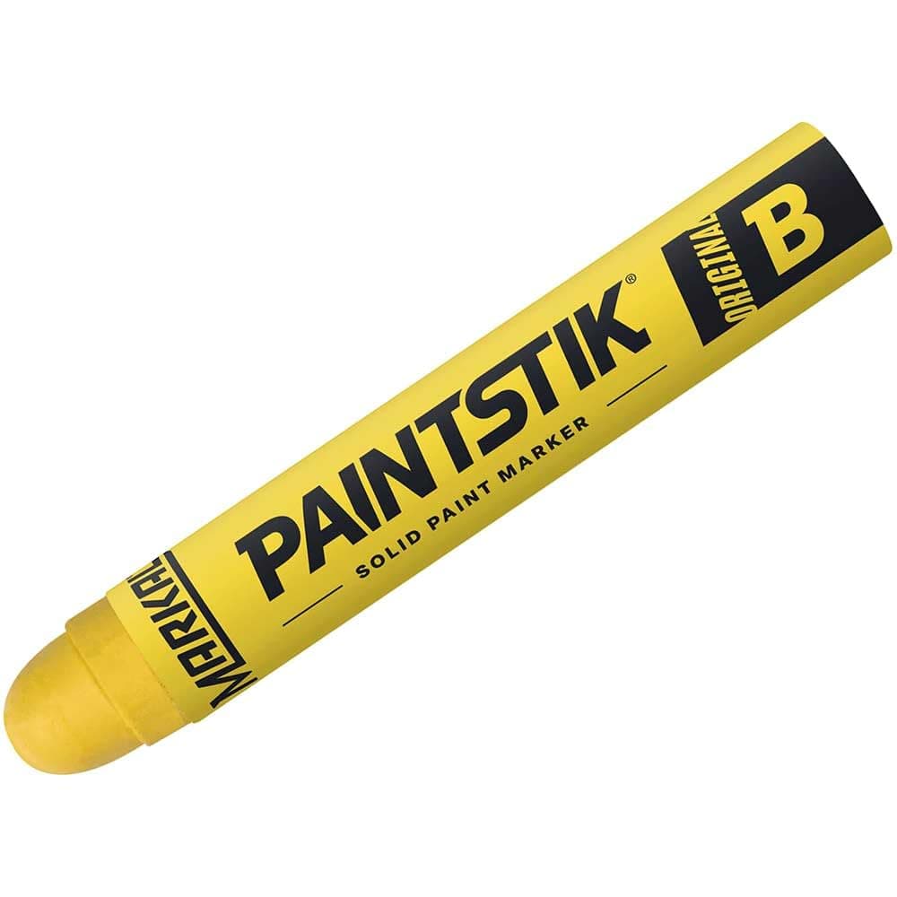 80221 B Paintstik Marker, 11/16" Diameter x 4-3/4" Length, Yellow