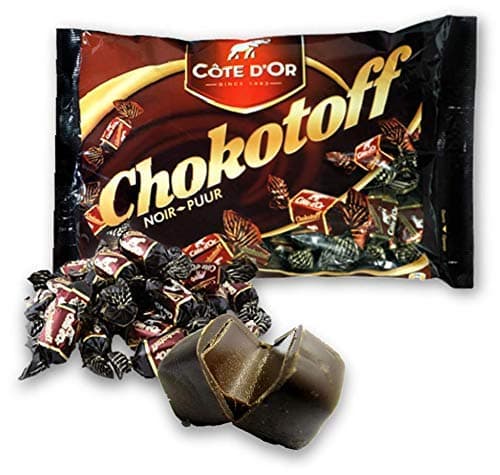 Chokotoff Cote dOr- toffees covered with delicious Belgian dark chocolate - bag of 17.6oz/500g