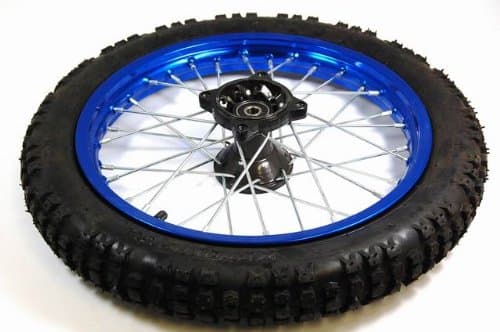 12L 14" Blue Front Rim Wheel CRF50 70 SSR SDG 107 15mm WM08B