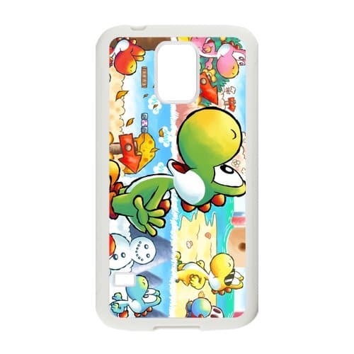 Super Mario World Yoshi Colorful Samsung Galaxy S5 Case Cover(Laser Technology)