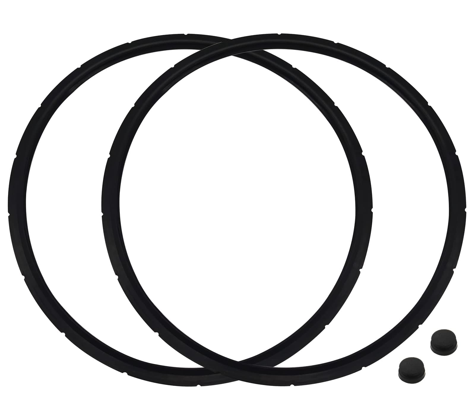 2PCS 09936 09904 Pressure Canner Sealing Ring & Overpressure Plug Compatible with Presto Pressure Cooker