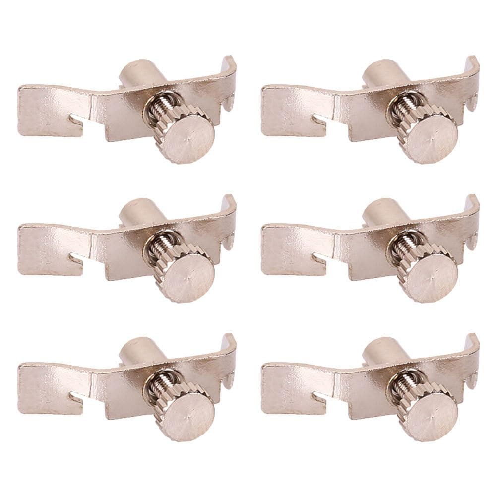 6pcs Stainless Steel Erhu Fine Tuners - Erhu Instrument,String Adjusters for Erhu Instrument, Easy to Use, Silver