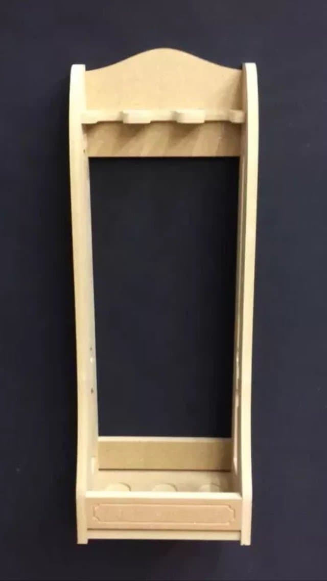 Vertical gun rack cabinet freestanding for 3 guns hand made new