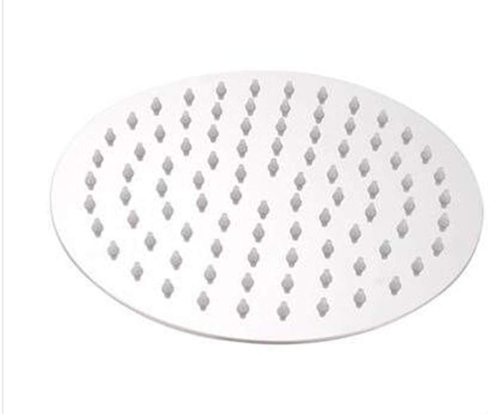 SIEYES Mount Fixed 8 Inch Large Round Shower Head Adjustable Rainfall Massage Sprayer with 59 Inch Hose and Wall Bracket Set, Silver Abs Handle