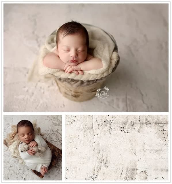 Background - Retro Brick Wall Photography Backdrops Newbornss Baby Grunge Cement Peeling Brick Photo Background for Studio Portraits Photocall (W-5121 Thin VINYLs 220X150CM)