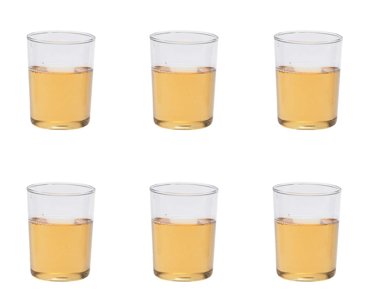 Trendglas Jena 9744 Tea Glass without Handle Set of 6 / 220 ml Each Conical