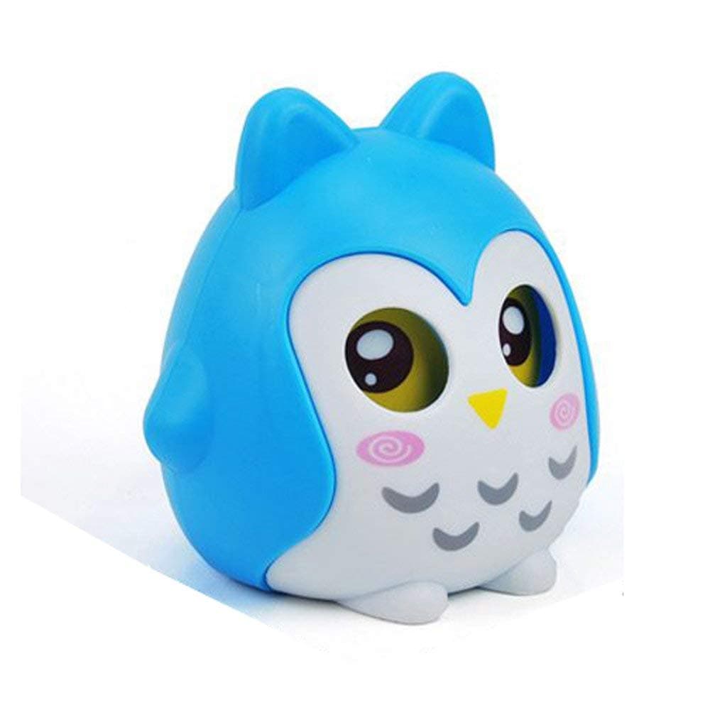 Storemeister Spardose Original funny owl money box in blue – great gift for children or birthdays – suitable for coins or gel notes – cool coffee cash cash or money box