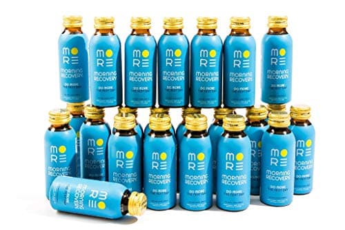 Morning Recovery Drink V2, Liver Detox and Electrolyte Supplement with Dihydromyricetin (DHM), N-Acetyl cysteine (NAC), Milk Thistle, B6 & B12, 3.4 fl oz (Vegan, Caffeine-Free, Non-GMO) (Pack of 24)