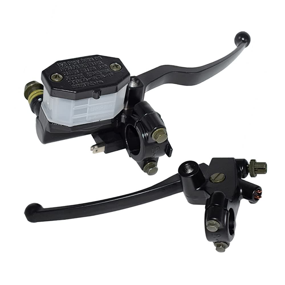 7/8" Motorcycle Brake Clutch Master Cylinder Reservoir levers Compatible with Suzuki DR200 GN250 GN125 GS125 DRZ GS RG Universal