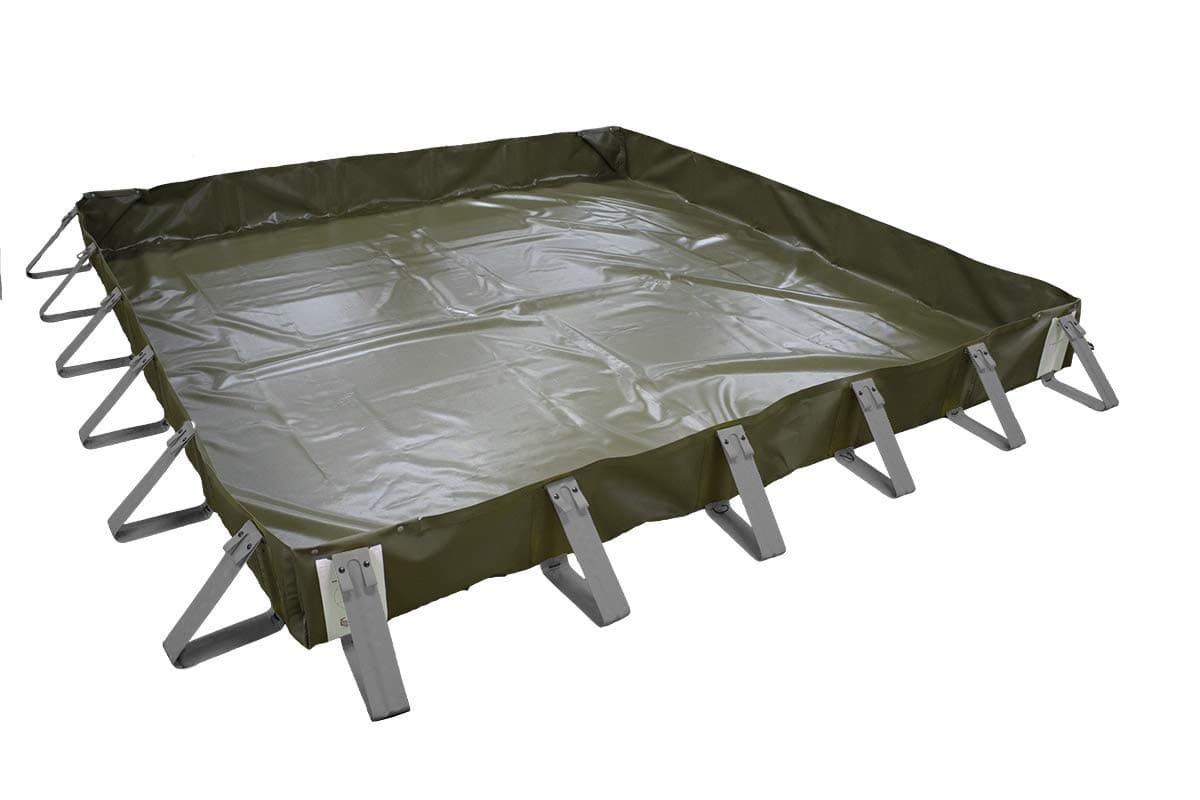 911-101012E, Portable Ultra Economy Containment Quick Snap Berm, 748 Gallon Capacity, 10’L x 10’W x 1’T