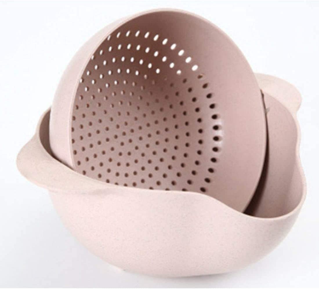 KPS Multifunctional Washing Vegetables and Fruit Draining Basket Strainer Sieve Drainer || Double Drainer Bowl Strainer Noodles