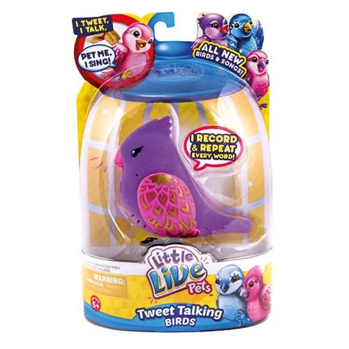 Little Live Pets S2 Bird Single Pack, Golden Gaby