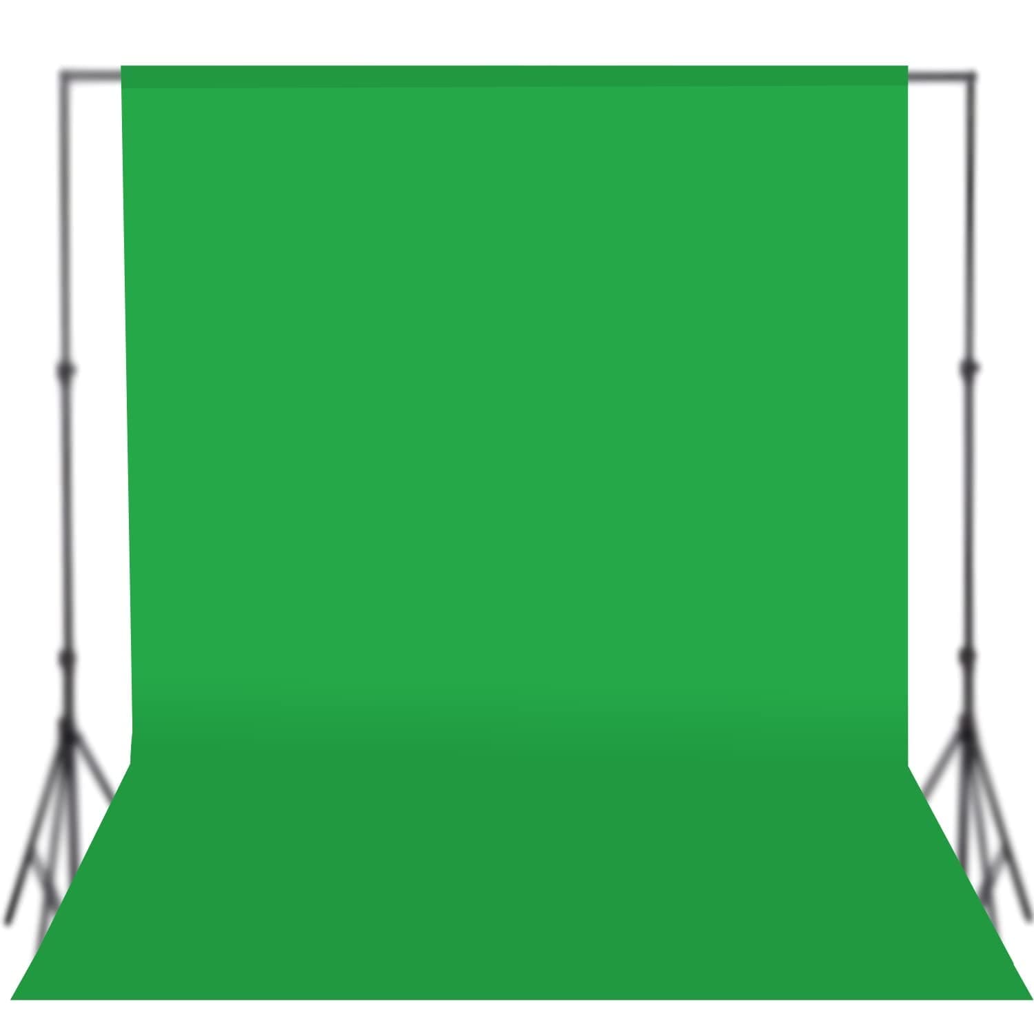 6x9 Ft. Green Screen Backdrop Background Curtain Rod Pocket for Photography, Photoshoot, Product Photography, Live Streaming, Zoom Meetings, VFX Editing, YouTube Video, FB Short Video, Instagram Reels