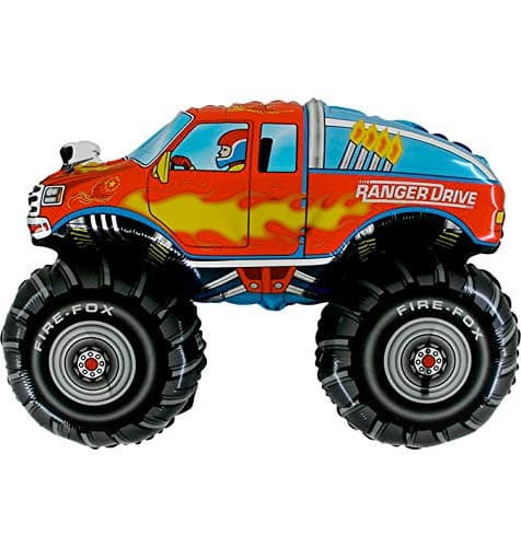 Foil Balloon Monster Truck