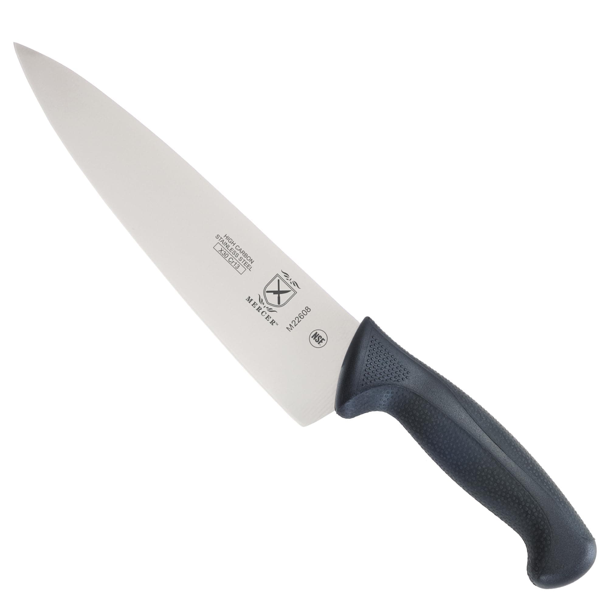 Mercer Culinary M22608 Millennia Black Handle, 8-Inch, Chef's Knife